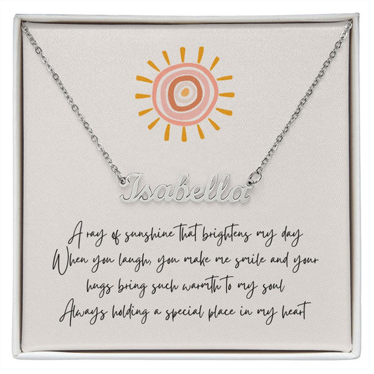 PERSONALIZED NECKLACE - Granddaughter