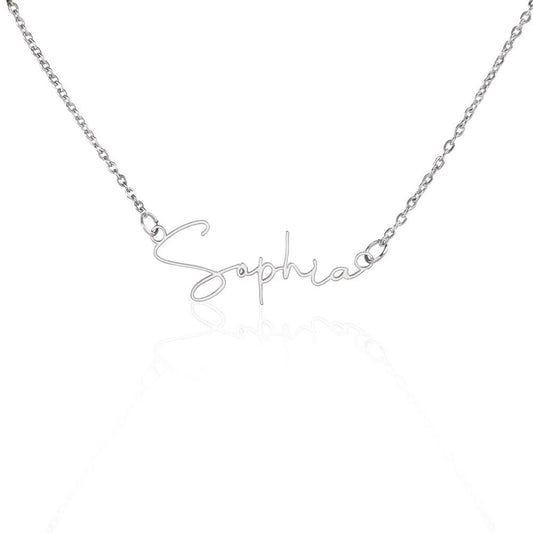 Personalize Your Own Name Necklace