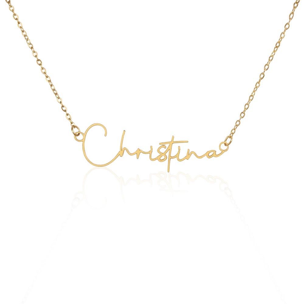 Personalize Your Own Name Necklace